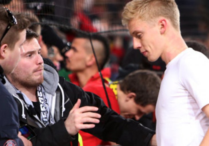 Navijači Stuttgarta tješili mladog fudbalera koji je skrivio pogodak