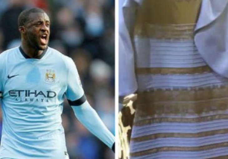 Yaya Toure poludio: Pa haljina je plavo-crna!